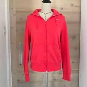 NWOT Nike Pink Zip Up Hoodie